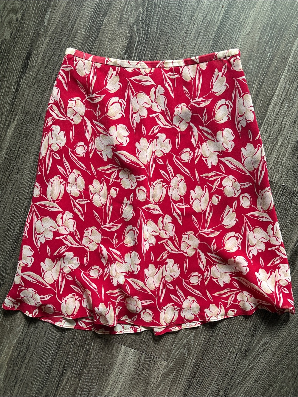 VTG Y2K Ann Taylor Silk Midi Skirt